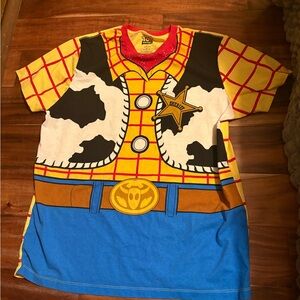 🤠 Disney Toy Story‎ Woody Costume T-Shirt – Graphic Tee (Adult) (0679)